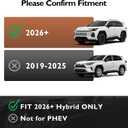 Floor Mats for Toyota RAV4 2026, Not for PHEV, Color Floor Liners, Gray