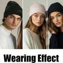 ZH 12-Pack Knitted Winter Beanie Hats for Men and Women, Warm and Cozy Cuffed Skull Caps, Bulk Purchase (One Size, Multi)