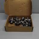 Home Expert Pipe Fittings 3/4" Metal Pipe, 4 Pack 5-Way Side Outlet Tee Malleable Cast Iron Threaded Pipe Fittings for Industrial Pipe Shelves Bracket, Industrial Vintage Furniture (Gray)