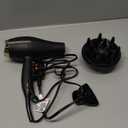 INFINITI PRO by CONAIR Hair Dryer, 1875W Blow Dryer with Diffuser and Concentrator, Ceramic Technology, 3 Heat & 2 Speed Settings, Cold Shot Button, Black