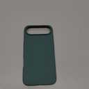 ORNARTO for iPhone Air Case 6.5", Slim Liquid Silicone 3 Layers Soft Gel Rubber Shockproof Protective Cover with Anti-Scratch Microfiber Lining-Pine Green