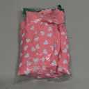 weVSwe Baby Toddler Sun Protection Rash Guard Pink Heart One Piece Girls Swimsuit Crotch Zipper for Easy Diaper Changes 3T, 18-24M