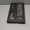 Wireless Keyboard and Mouse Combo, 2.4G Full Size Wave Keys Ergonomic Keyboard with Wrist Rest and 3-Level DPI Adjustable Wireless Ergonomic Mouse for Windows, Mac OS Desktop/Laptop/PC(Black)