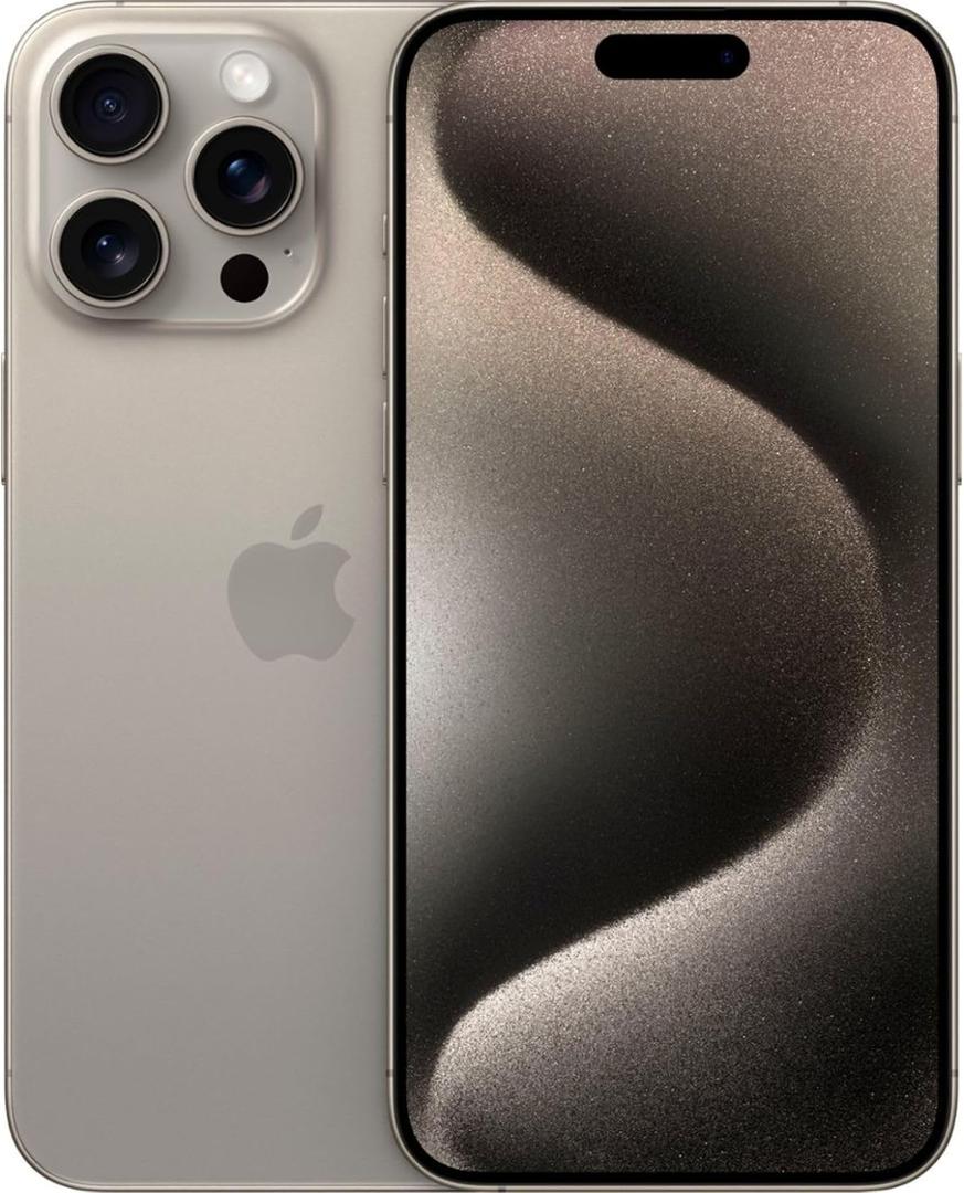Apple iPhone 15 Pro Max, 1TB, Natural Titanium - Unlocked 