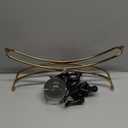 Thinker Thinking Man Statue with Crystal Ball Sculpture Figurine, Sculptures Home Decor, Home Office Living Room Desktop Display Decoration, Christmas or Birthday Gift