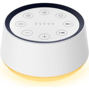 Brown Noise Sound Machine with 30 Soothing Sounds 12 Colors Night Light White Noise Machine for Adults Baby Kids Sleep Machines Memory Function 36 Volume Levels 5 Timers for Home Office Travel