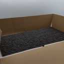 Art3dwallpanels Cement Texture 3D Wall Panels, 4-Pack Triangular Prism Design PU Wall Panels for Interior Wall Decor, 24" x 48", Cement Black