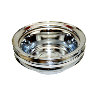 Double-Groove LWP Crankshaft Pulley Chrome 8957