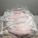 Dream On Me Lacy Portable 2-in-1 Bassinet & Cradle in Pink and White, Lightweight Baby Bassinet with Storage Basket, Adjustable and Removable Canopy