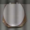Bemis 1500EC 390 Lift-Off Wood Elongated Toilet Seat, Cotton White (Pack of 1)
