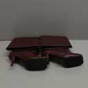 Women's Knee High Suede Boots for Women Wide Calf Square Toe Stiletto Heels Tall Boots Pull On High Heel Long Booties (8.5)