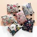 5 x YYHDTYFY 6 Pcs Small Coin Purse Change Purse Pouch Vintage Wallet Bag for Women Credit Card Key Lipstick Holder