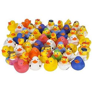 Rhode Island Novelty 2 Inch Rubber Ducky Assortment, 50 Pieces per Order