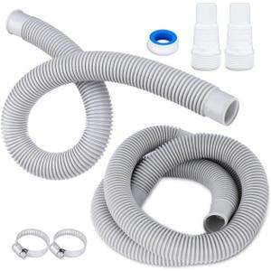 CIPU Pool Hose Kit 1-1/2" for Sand Fliter Pool Pump Replacement Accessories Full Hose Set Easy to Install 6 Feet+3 Feet for Above Ground Swimming Pools