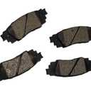 Bosch BE1293H Blue Disc Brake Pad Set - FRONT