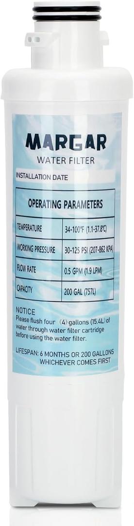 MIWF6200 Water Filter, Filter Cartridge Compatible with Midea MRS26D5AST and MRQ22D7AST Models Water Filters, MIWF6200 Water Filter Replacement for Sharp SJWF200 Filters (1 PACK)