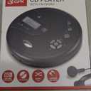GPX PC332B Portable CD Player with Anti-Skip Protection, FM Radio and Stereo Earbuds - Black