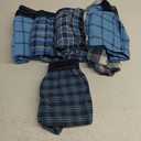 Hanes Men's Tagless Boxer Underwear, Exposed Waistband, Multi-Packs (Large)