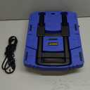 Folding Hand Truck 500lbs, Portable Heavy Duty Dolly Cart, 6 Wheels Collapsible Luggage Cart with 2 Elastic Ropes - Compact Trolley Cart for Easy Moving - Ideal Hand Cart for Travel and More (17, Blue)