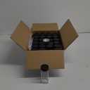 Glass Spice Jars with Label and Stainless Steel Lids (24 x 4oz) Spice Containers with 240 Labels, Shaker Inserts, Steel Funnel, Empty Square Empty Square Seasoning Organizer (Black)