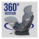 Chicco Fit360 SE ClearTex Rotating Convertible Toddler Car Seat with 360 Degree Rotation for Rear-Facing and Forward-Facing Usage (No Infant Insert Included) | Lupine/Purple, Manufacturing Date 01/2026