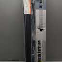 Reinforced 120 Inch Retractable Baby Gates Extra Wide Dog Gate with Support Rods  Prevent Crawling Under, 10 Feet Extra Long Baby Gates for Large Openings, Indoor/Outdoor Retractable Dog Gate, Black