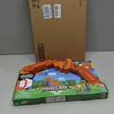 Nerf Minecraft Bow Dart Blaster, Pull-Back String Priming, 8 N1 Darts Compatible Only N1 Dart Blasters, Ages 8+