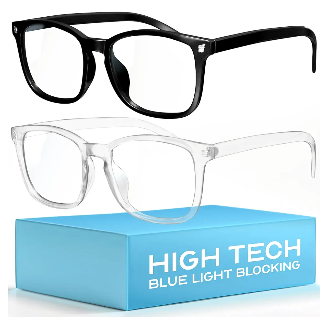 livho High Tech Blue Light Glasses - Advanced up to 99% Blue Light Blocking Computer Glasses - Screen Fatigue & UV Protection