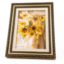 Picture Frame 5x7 in Brown Gold, Antique Picture Frame with Shatterproof Acrylic Glass - 5 x 7 Photo Frame Antique