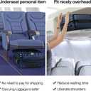 Hanke 16 inch Underseat Carry on Suitcases with Wheels,Lightweight Hard Shell Carry on Luggage with Wheels for Weekender, Small Suitcase,Travel Luggage Christmas Gifts for Birthday Dark Blue