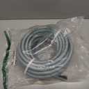 Flexzilla Colors Garden Hose 5/8 in. x 50 ft., Lightweight All-Weather Water Hose, Durable and Flexible, Leak-Free Connections, Slate Gray