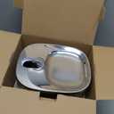 Cat Water Fountain Stainless Steel, 138fl.oz / 4.1L Wireless Cat Fountain, Pet Water Dispenser Cordless for Cats & Dogs Indoor