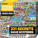 QUOKKA 1000 Piece Jigsaw Puzzle for Adults Cruise Vistas  Premium Box Packaging with Extra Fun Challenges - Stunning Scenic Animal Puzzle - Perfect for Relaxation & Creativity & Gift Giving