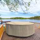 Budge StormBlock Mojave Waterproof Oval Patio Table & Chairs Cover, Medium
