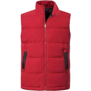Men's Outerwear Vests Winter Warm Outdoor Padded Puffer Lightweight Vest (Large, Red)
