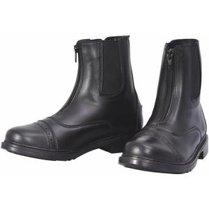 TuffRider Ladies Starter Front Zip Paddock Boots | Durable, Easy to Clean Water-Resistant Horse Riding Boots for Women, Size 7 