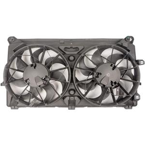 GM1101 Replacement Dual Radiator & Condenser Cooling Fan Assembly for Chevrolet/Chevy Tahoe Silverado Avalanche for GMC Sierra