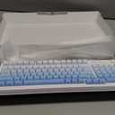 AULA S99 Gaming Keyboard, Wireless Computer Keyboards, Tri-Mode Bluetooth Creamy Custom Keyboard with Number Pad, RGB Backlit Media Knob Cute Programmable Keyboard for PC Gamer - Gradient Blue