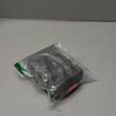 Foldable Weekly Pill Organizer 2 Times a Day with 2 Extra Compartments - Etched Label - Portable 7 Day AM PM Medicine Box, Week Daily Travel Pill Case Holder for Meds, Vitamin, Supplement, Clear Black