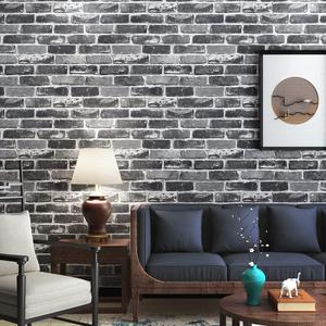 Grey Brick Wallpaper Peel and Stick 472 inch Removable Rustic Gray Brick Contact Paper Textured Waterproof Faux Rock Stone Self Adhesive Vinyl Roll Wall Covering Realistic Home Decor
