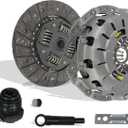 Clutch And Slave With Dust Boot Kit Compatible With Ranger B2300 B2500 XL XLT SE SX DS STX Troy Splash Base Edge 11/1994-2011 2.5L 2.3L Gas SOHC 3.0L V6 Gas OHV (Self Adjusting Plate; 07-116SN)