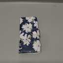 Toycamp for Samsung Galaxy S21 Wallet Case with Wrist Strap - Leather Flip Folio Cover with RFID Blocking 4 Card Slots Galaxy Samsung S21 Cute Aesthetic for Women Lady, Blueleaf Flower