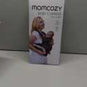 Momcozy Breathable Mesh Baby Carrier, Ergonomic and Lightweight Infant Carrier for 3-24 Months with Enhanced Lumbar Support, All Day Comfort for Hands-Free Parenting, Air Mesh-Black