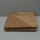 MontVoo-Outdoor Rug Carpet Patio Rug 6x9 ft Polypropylene Indoor Outdoor Rugs for Patio Deck Balcony Porch, Textured Weave, Durable for High Traffic, Fade-Resistant, Boho Geometric Neutral Brown