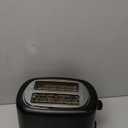 Amazon Basics 2 Slice Toaster, With 6 Browning Settings, Extra Wide Slots For Bagels and Special Breads, Removable Easy-to-Clean Crumb Tray, Cancel/Defrost/Bagel Buttons, 900W, Black & Silver