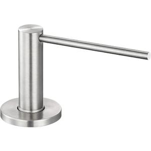 GAPPO Soap Dispenser for Kitchen Sink, Built in Sink Soap Dispenser, Brushed Nickel Stainless Steel Pump Head, Lotion Dispenser with Refillable 17 OZ Bottle