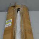 No Drill Baby Gate for Stairs No Bottom Bar, 34-55” Adjustable Baby Gate with Large Walk Thru Door, Mesh Dog Gate for Doorways, Swing & Dual Openings, No Drilling Pet Gate Child Safety Gate, White