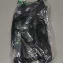 MAY TREE Clear Bag for Stadium Events 12612 Clear Tote Lunch Bag with Reinforced Straps for Work, Sporting Events and Gym (Black)