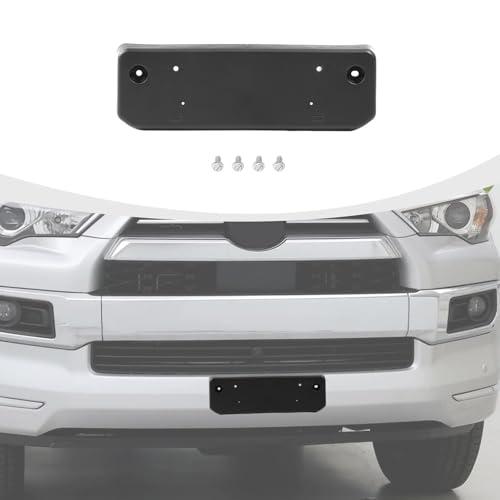 RAZPOY Front License Plate Bracket Holder Mount Frame Compatible with Toyota 4Runner Limited 2010-2023 Accessories, Black Front Bumper License Plate (Only fit for Limited)