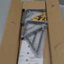 BAYKA Wall Mounted Floating Shelves, Wood Floating Wall Shelf for Books & Decor, Small Space-Saving Display & OrganizerBlackSet of 3 (16-inch Mixed)